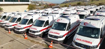 Büyükşehir'den 100 Ambulans
