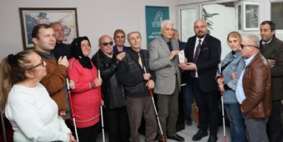 Engellilere 40 Beyaz Baston