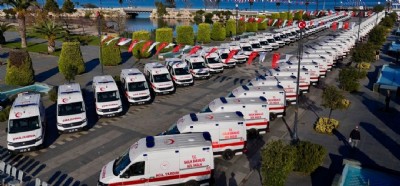SBB'den Sağlığa 100 Ambulans